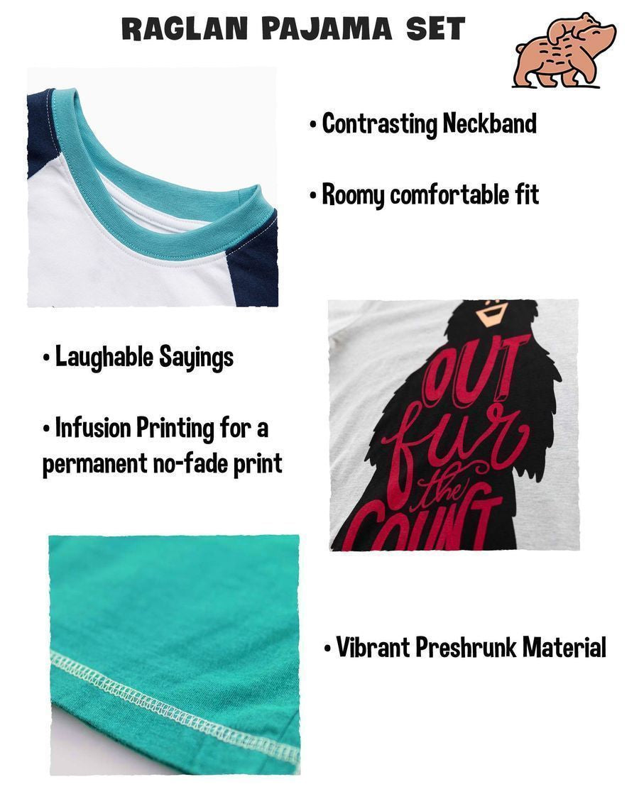 Firefighter Set Proud Mother Pajama Set |Sleepwear Pjs Sets | Raglan Shirt Pants Set